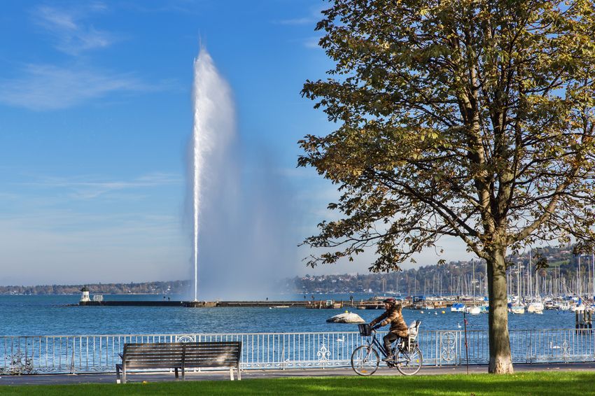 Fotána pri Ženevskom jazere